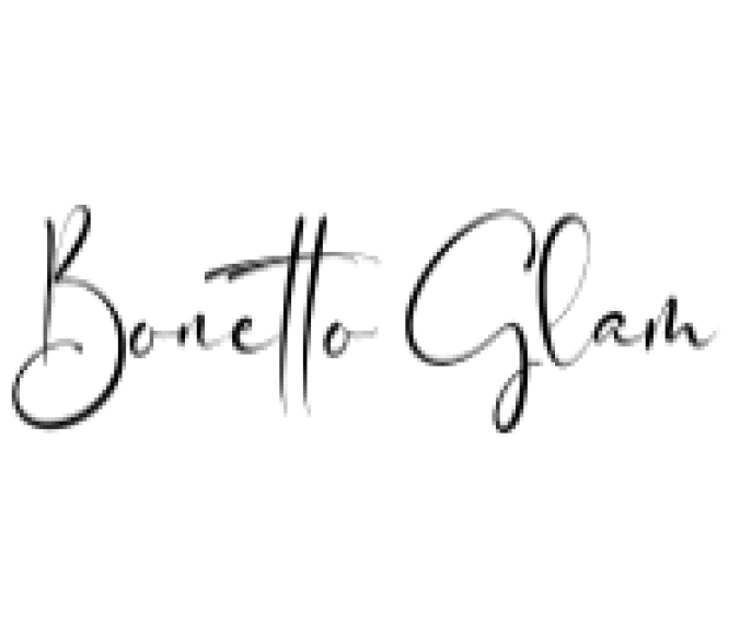 Bonetto Glam Font Preview