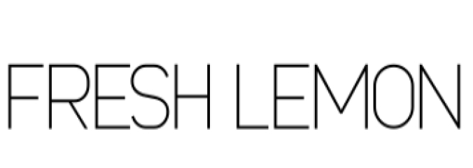 Fresh Lemon Font Preview