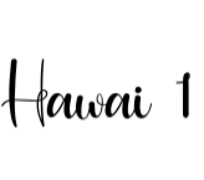 Hawai Font Preview