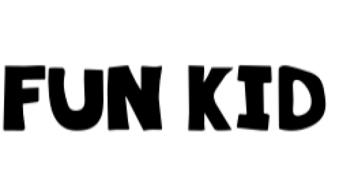 Fun Kid Font Preview