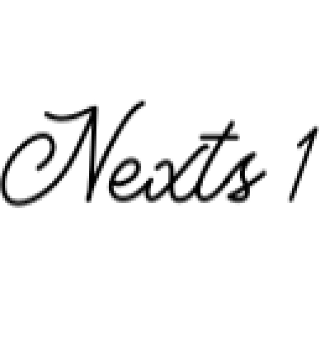 Nexts Font Preview