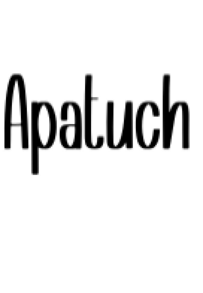 Apatuch Font Preview