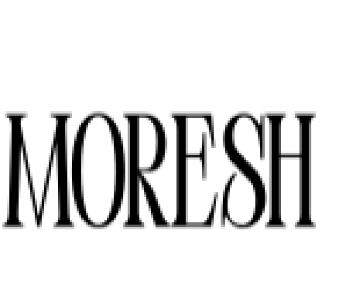 Moresh Font Preview