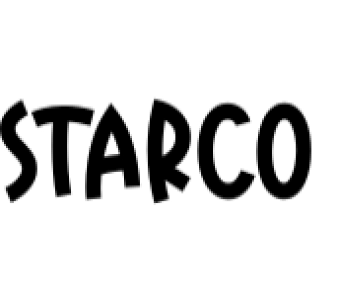 Starco Font Preview