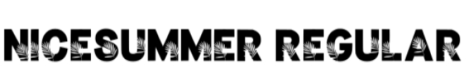 Nice Summer Font Preview