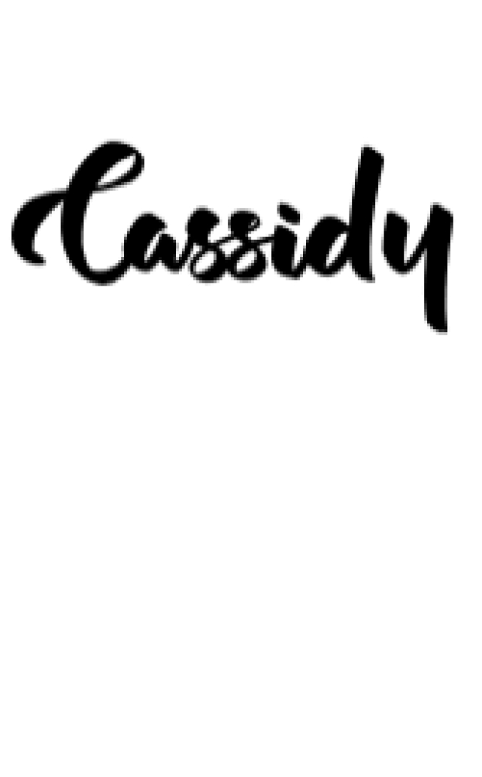 Cassidy Font Preview