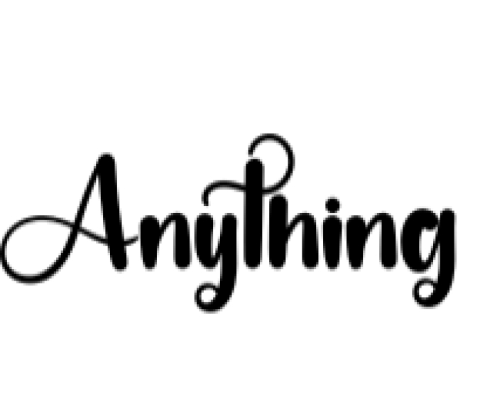 Anything Font Preview