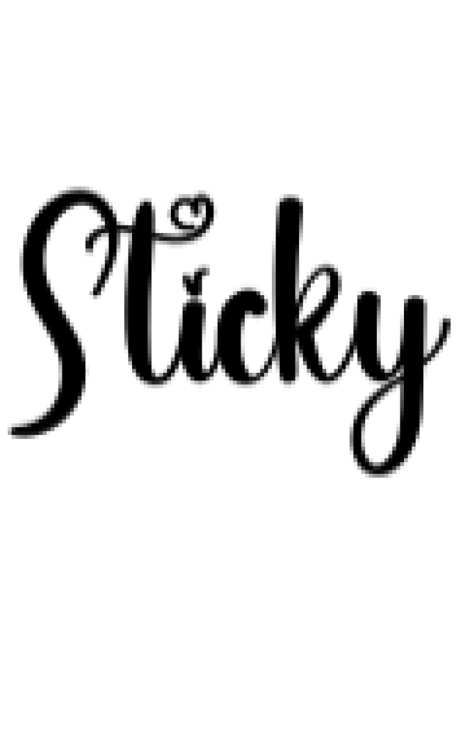 Sticky Font Preview