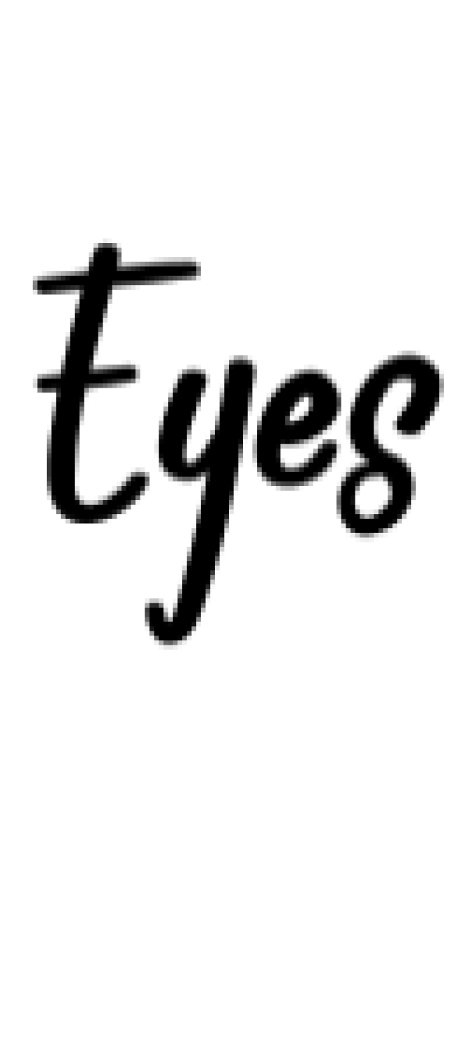 Eyes Font Preview