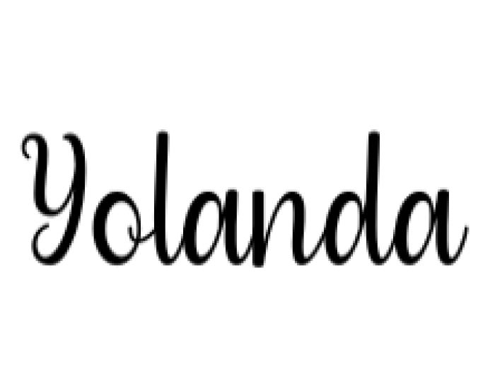 Yolanda Font Preview