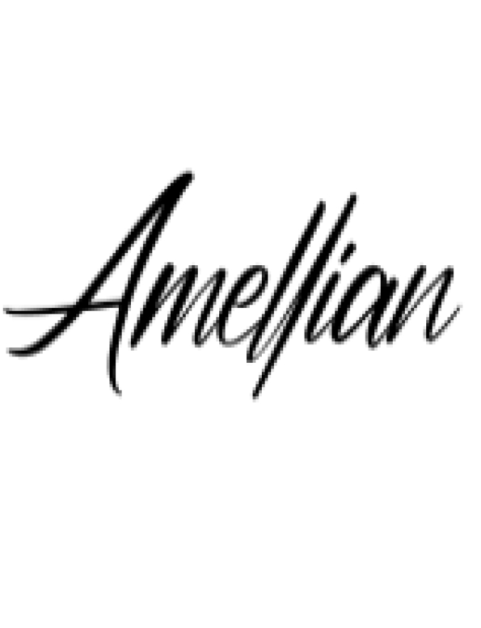 Amellian Font Preview