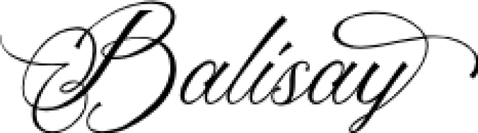 Balisay Font Preview
