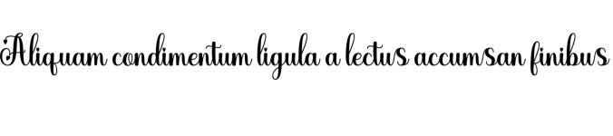 Begalina Font Preview
