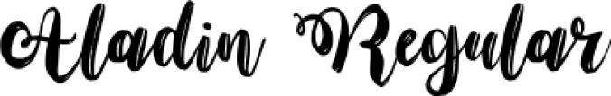 Aladi Font Preview