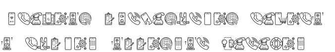 Smart Phone Font Preview