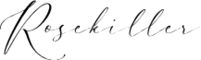 Rosekiller Font Preview