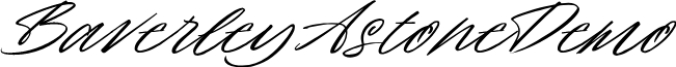 Baverley Astone Font Preview