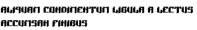 Garoming Font Preview