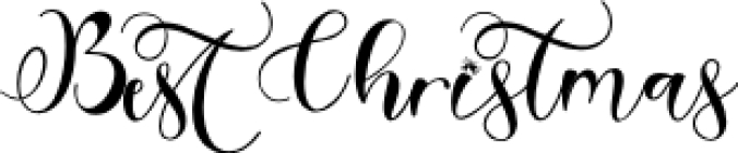 Best Christmas Font Preview