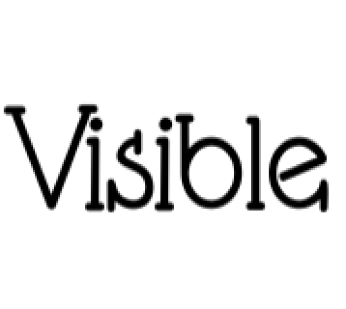 Visible Font Preview