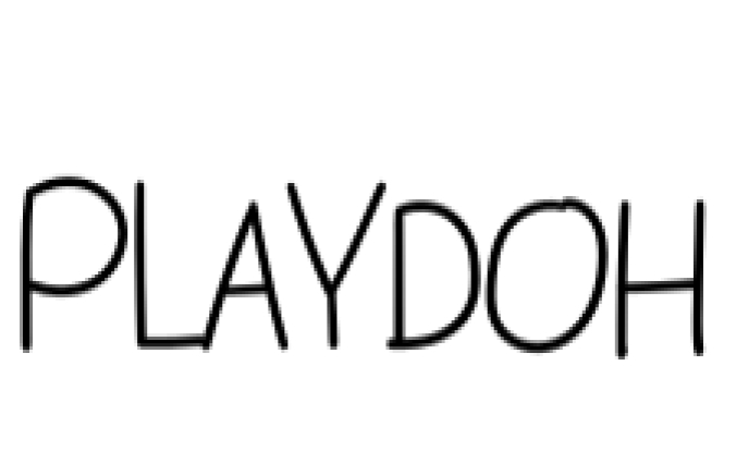 Playdoh Font Preview