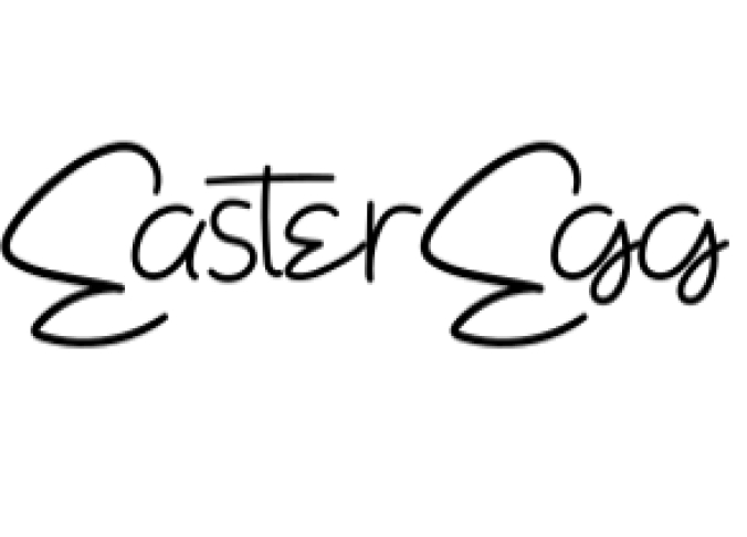 Easteregg Font Preview