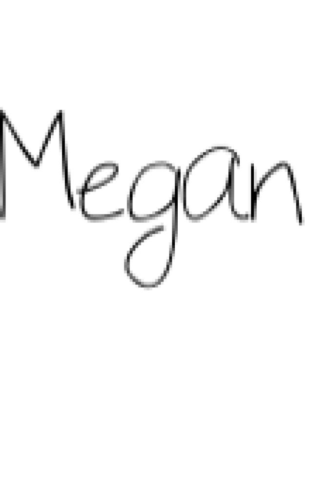 Megan Font Preview