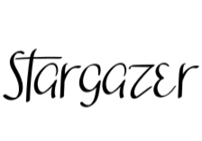 Stargazer Font Preview