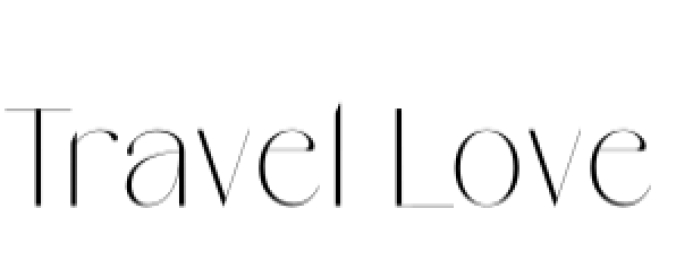 Travel Love Font Preview
