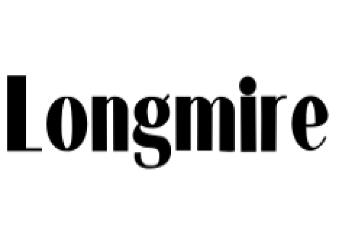 Longmire Font Preview