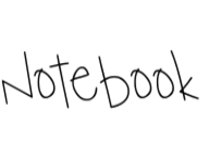 Notebook Font Preview
