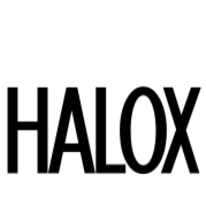 Halox Font Preview