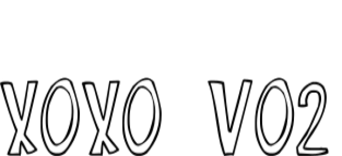 Xoxo Vo2 Font Preview