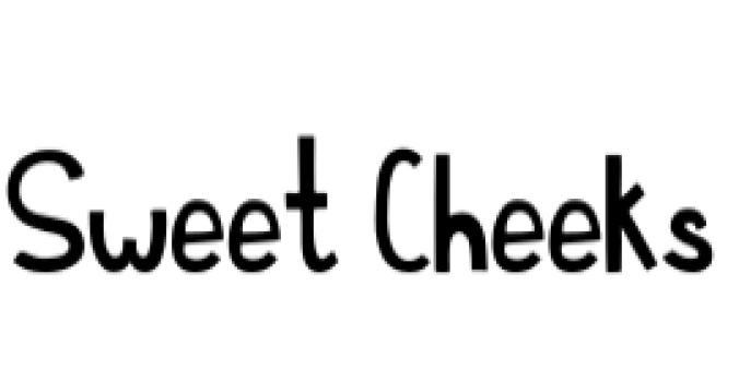 Sweet Cheeks Font Preview