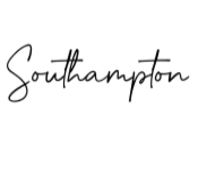 Southampton Font Preview