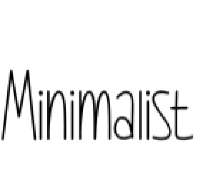 Minimalist Font Preview