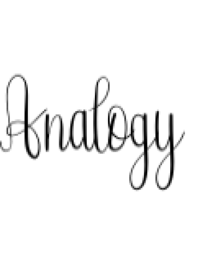 Analogy Font Preview