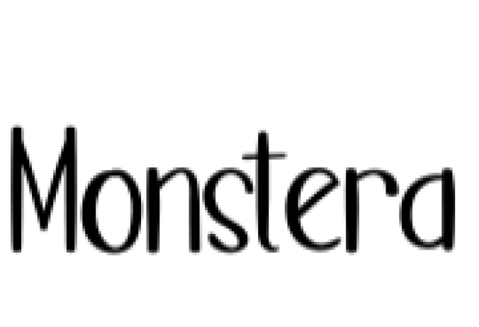 Monstera Font Preview