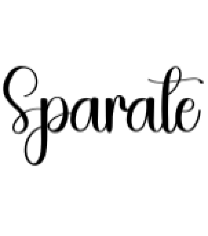 Sparate Font Preview