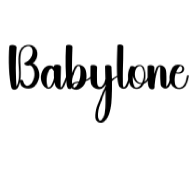 Babylone Font Preview