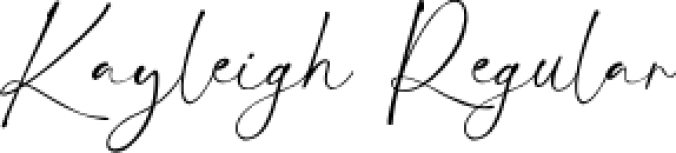 Kayleigh Hanwriting Font Preview