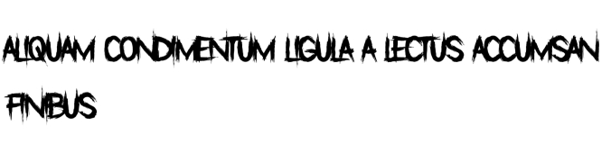 Zorak Halloween Font Preview