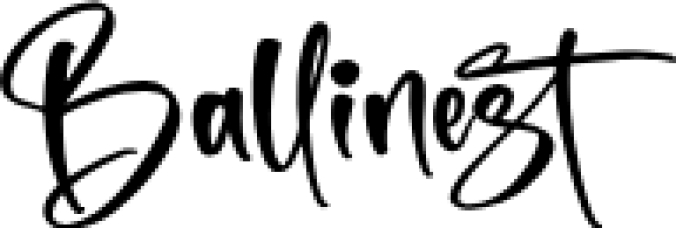 Ballines Font Preview