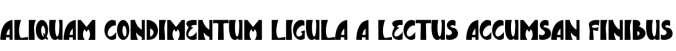 Mahisa Bold Font Preview