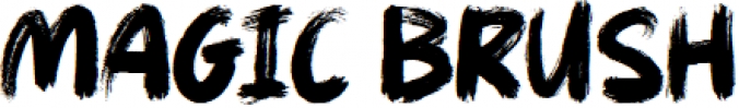 Magic Brush Font Preview