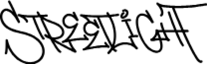 Streetligh Font Preview
