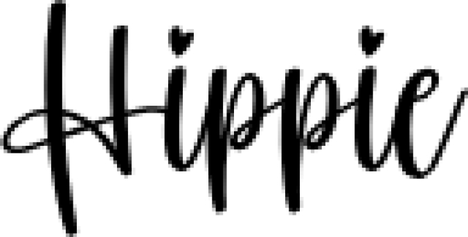 Hippie Font Preview