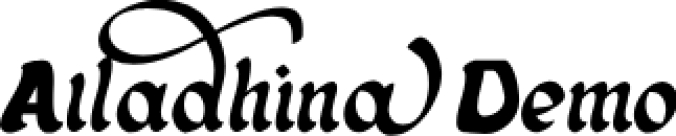 Alladhina Font Preview