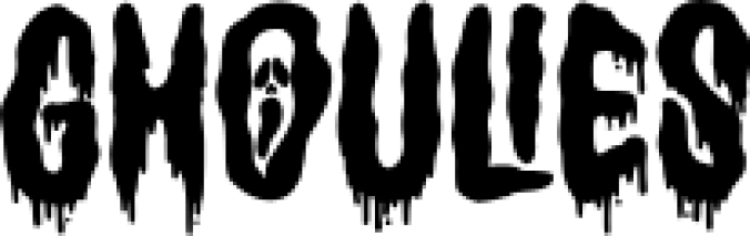 Ghoulies Font Preview