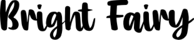 Bright Fairy Font Preview